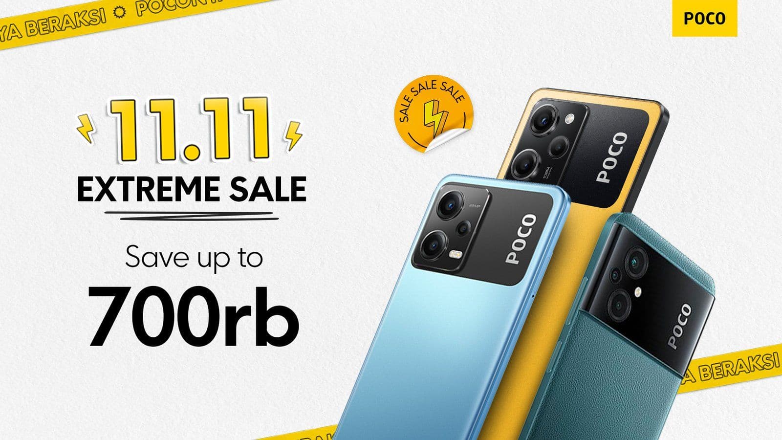 Harga Hp POCO di Promo 11.11, Hemat Hingga 700 Ribu!
