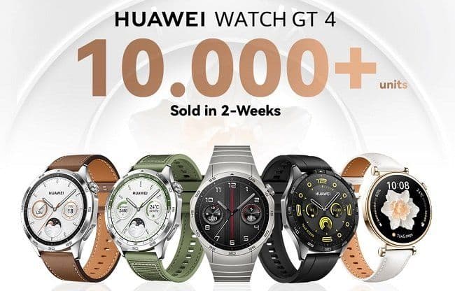 Huawei Watch GT 4 Terjual Lebih dari 10.000 Unit