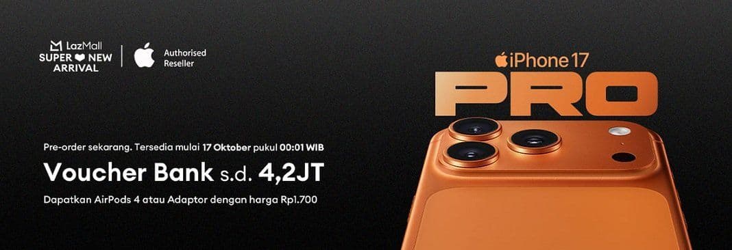 Promo Pre-Order iPhone 17 di Lazada dan Harganya