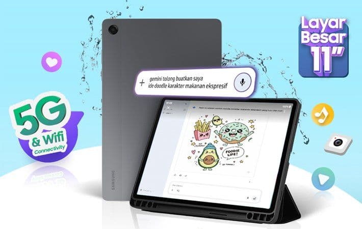 Samsung Galaxy Tab A11+: Tablet 5G dengan AI Pintar