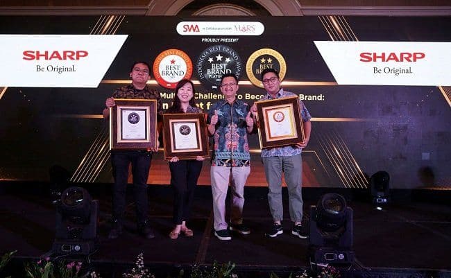Sharp Tutup Tahun dengan 6 Penghargaan Bergengsi