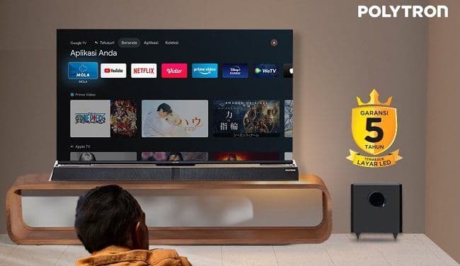 TV LED Polytron Berikan Garansi Hingga 5 Tahun