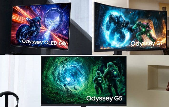 3 Monitor Samsung Odyssey (G5, G6, dan G7) Terbaru 2025, Fitur dan Harga