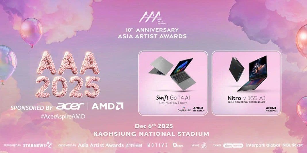 Acer Hadirkan Dream Trip ke Kaohsiung Nonton Asia Artist Awards 2025