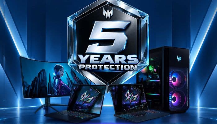 Acer Hadirkan Perlindungan 5 Tahun untuk Predator Gaming