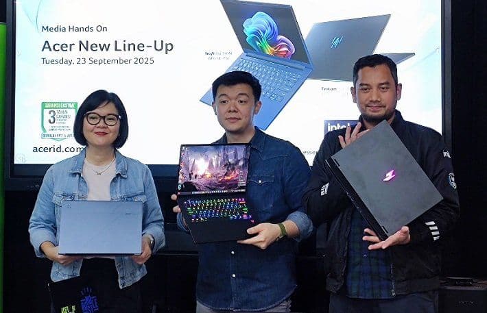 Acer Rilis Rangkaian Laptop AI Terbaru untuk Produktivitas hingga Gaming