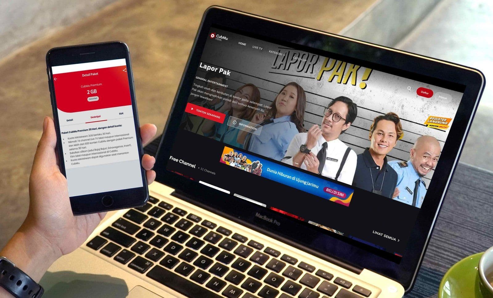 CubMu via MyTelkomsel, Nonton Puas dengan Bonus Kuota
