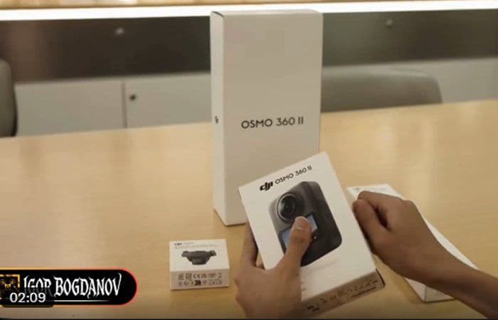 DJI Osmo 360 II Bocor, Baterai Lebih Besar 2.150 mAh