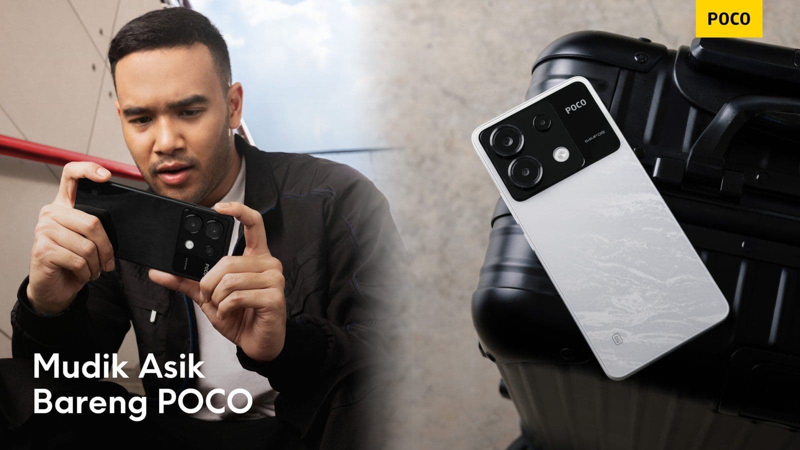 HP Poco RAM & Baterai Besar, Gaming Lancar, Asyik Buat Mudik
