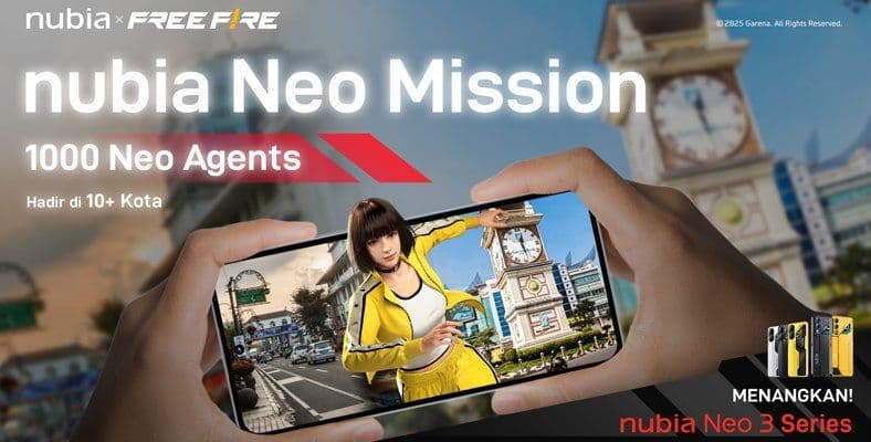 Ikut nubia Neo Mission, Menangkan nubia Neo 3 series!