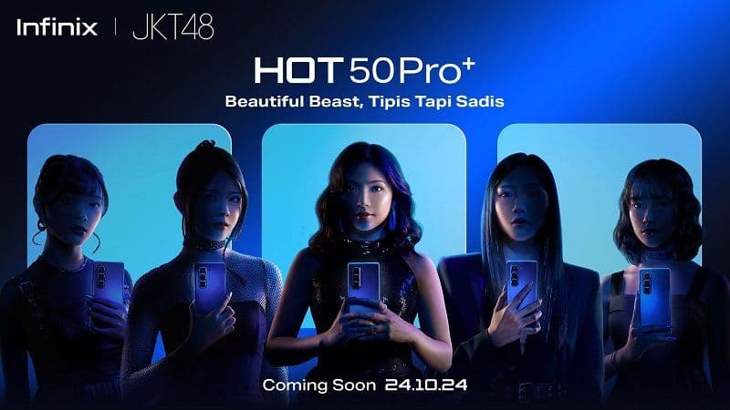 Infinix HOT 50 Series Akan Rilis 24 Oktober Bersama JKT48
