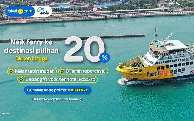 Libur Akhir Tahun dengan Layanan Ferry di tiket.com