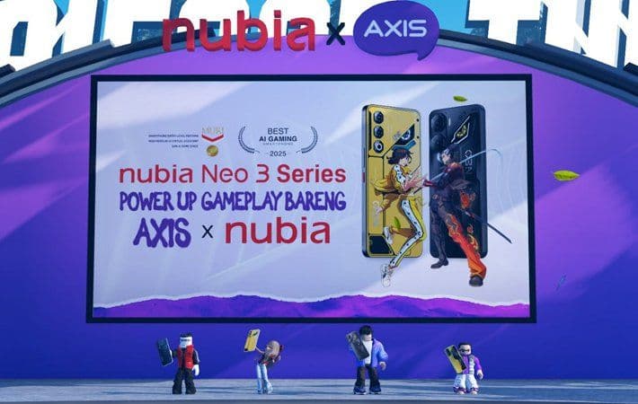 nubia × AXIS Rilis Paket Neo 3 Series dengan Kuota >200GB Setahun