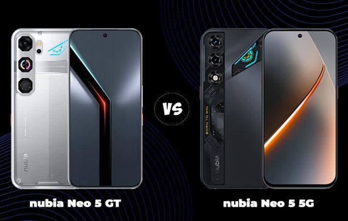 nubia Neo 5 GT vs nubia Neo 5 5G, Mana yang Lebih Cocok untuk Gamer?