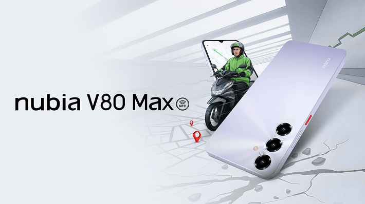 Nubia V80 Max: Spesifikasi Lengkap, Baterai 6000 mAh & Kamera 50MP