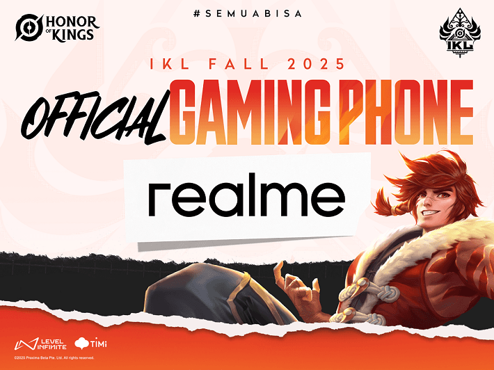 realme Resmi Jadi Official Gaming Phone Honor of Kings IKL Fall 2025