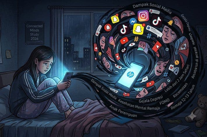 Riset Ungkap Bahaya Media Sosial untuk Anak Remaja Lewat Gadget