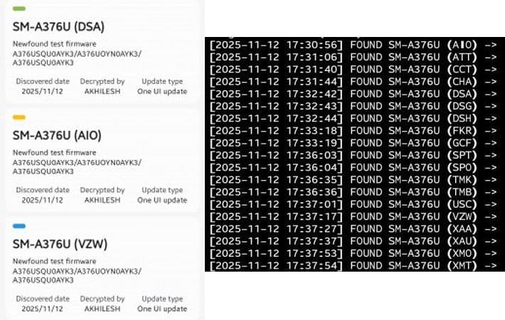 Samsung Galaxy A37 Mulai Diuji, Muncul di Server Firmware