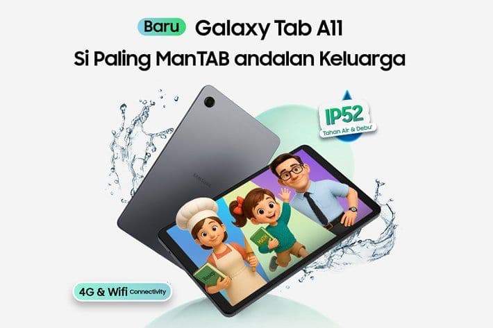 Samsung Galaxy Tab A11: Tablet Sejutaan dengan AI untuk Keluarga