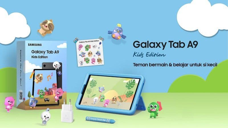 Samsung Galaxy Tab A9 Kids Edition, Aman untuk Main dan Belajar