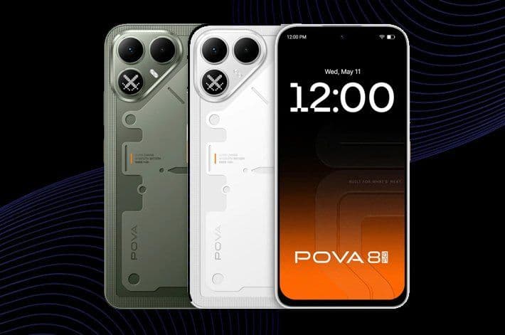 TECNO POVA 8 5G Resmi Meluncur, Bawa Baterai Jumbo 8000mAh