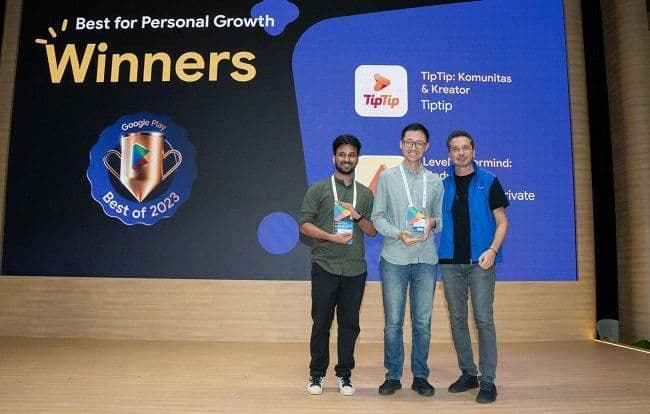 TipTip Raih “Aplikasi Pengembangan Diri Terbaik” di Google Play Best App 2023