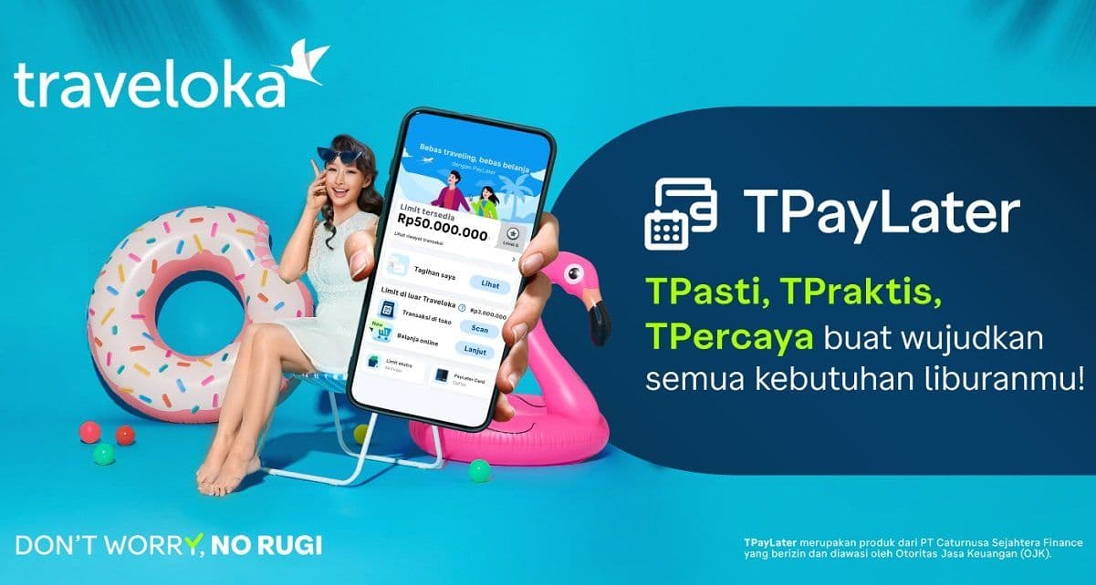 Traveloka PayLater Kini Menjadi TPayLater, Lebih Fleksibel