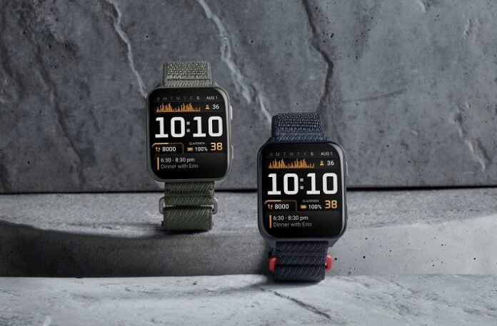 Garmin Venu X1 dengan layar AMOLED 2 inci menyala