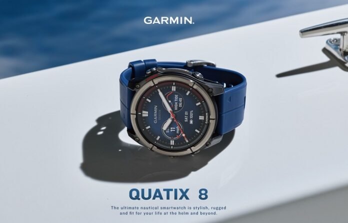 Garmin Rilis quatix® 8, Smartwatch Maritim dengan Baterai 29 Hari