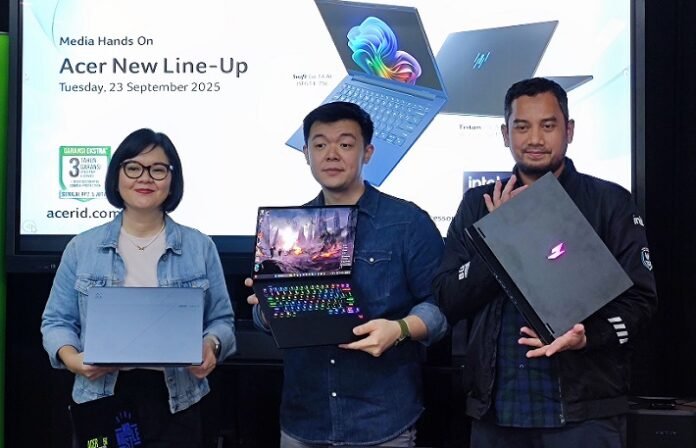 Acer Rilis Rangkaian Laptop AI Terbaru di Indonesia