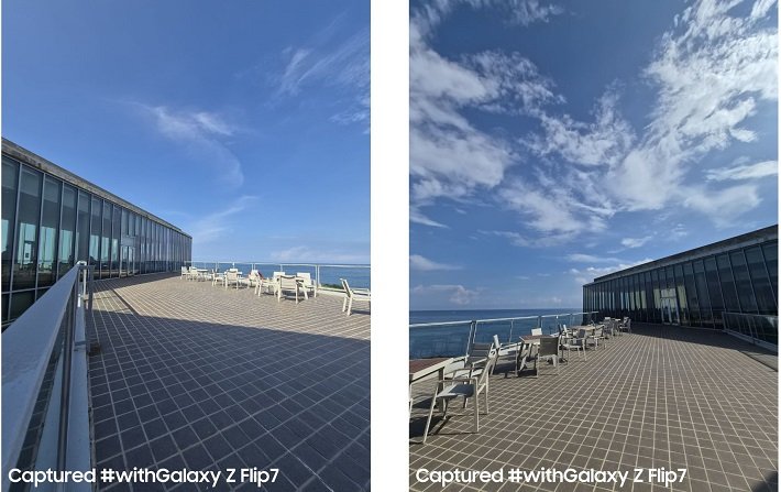 hasil foto kamera z flip7