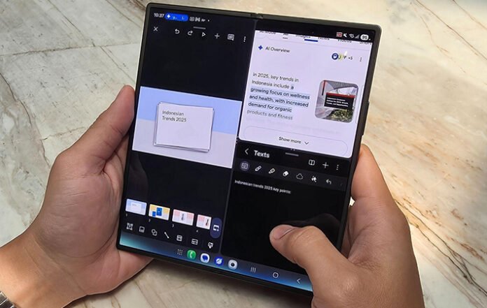 Galaxy Z Series+Galaxy AI+Gemini Bantu Produktivitas