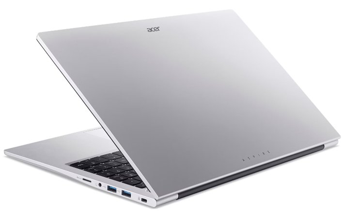 Desain bodi ringkas Acer Aspire Lite 15 dengan engsel layar 180 derajat