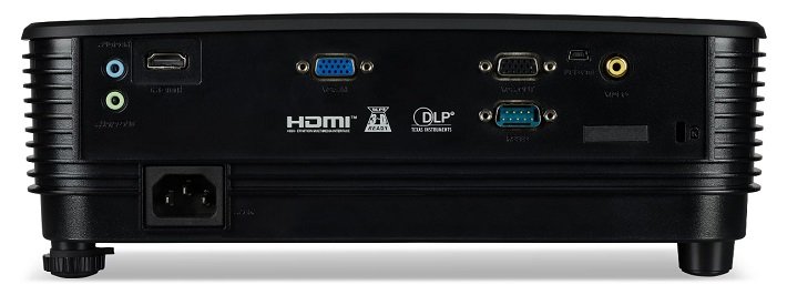 Deretan port HDMI, VGA, audio dan RS232 pada bagian belakang Acer BS-322