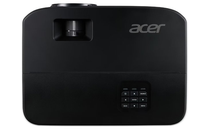 Proyektor Acer BS-322 digunakan di ruang kelas terang dengan tampilan presentasi yang jelas
