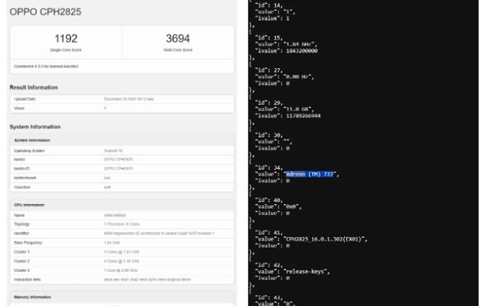 OPPO Reno 15 Muncul di Geekbench dengan Snapdragon 7 Gen 4