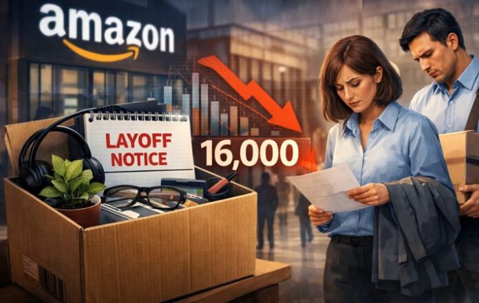 Amazon Umumkan PHK 16.000 Karyawan di Awal Tahun 2026