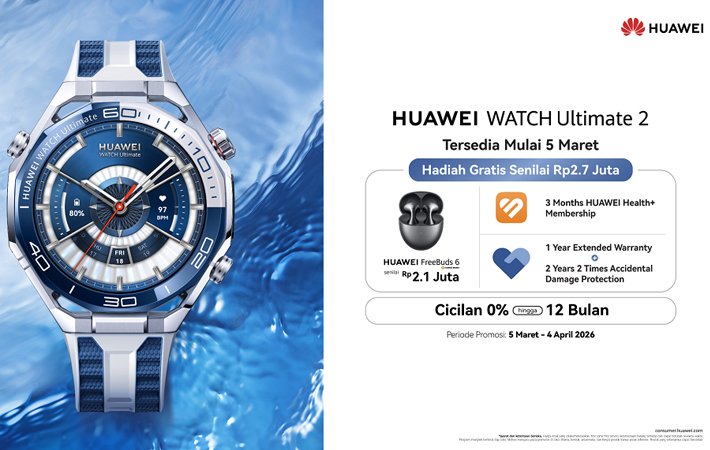 HUAWEI WATCH Ultimate 2 Segera Rilis 5 Maret