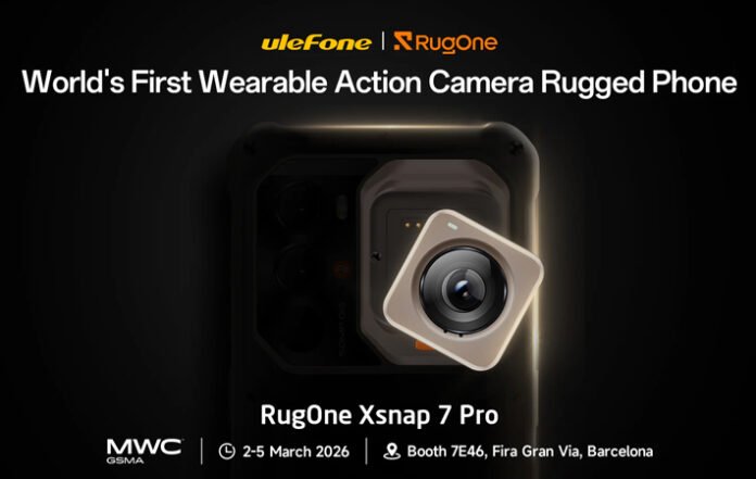 Hp Rugged Ulefone RugOne Xsnap 7 Pro Rilis di MWC 2026