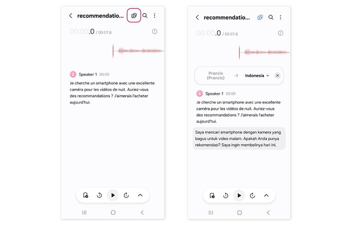 Voice Transcription menjadi fitur produktivitas terbaru dari Galaxy A57 5G
