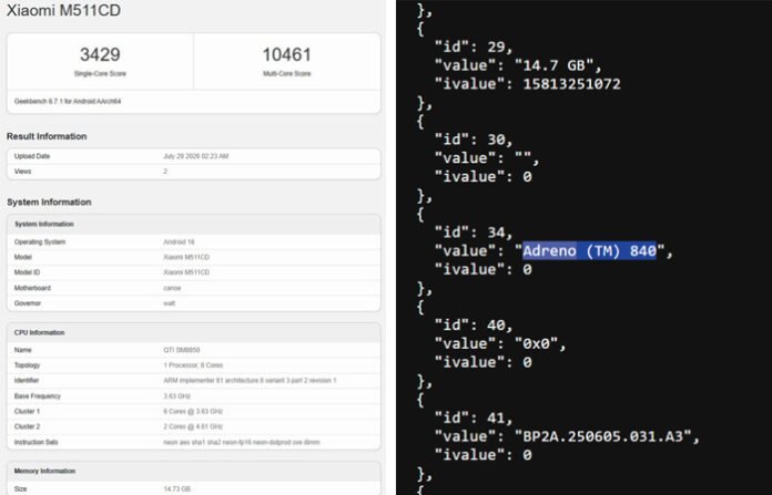 Redmi K100 Terlihat di Geekbench dengan Snapdragon 8 Elite Gen 5