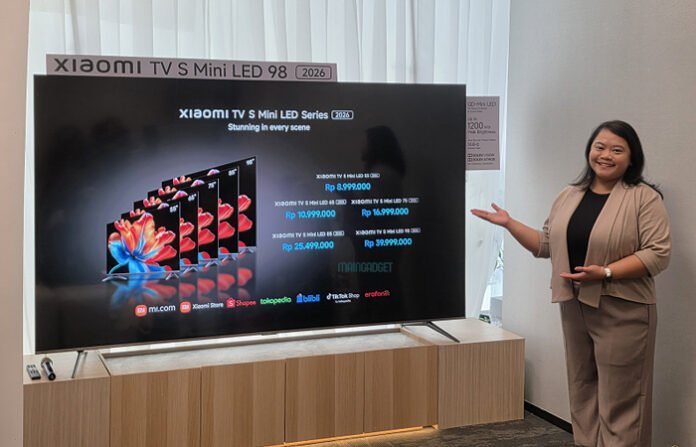 Xiaomi TV S Mini LED 2026 Hadir dalam 5 Ukuran Layar